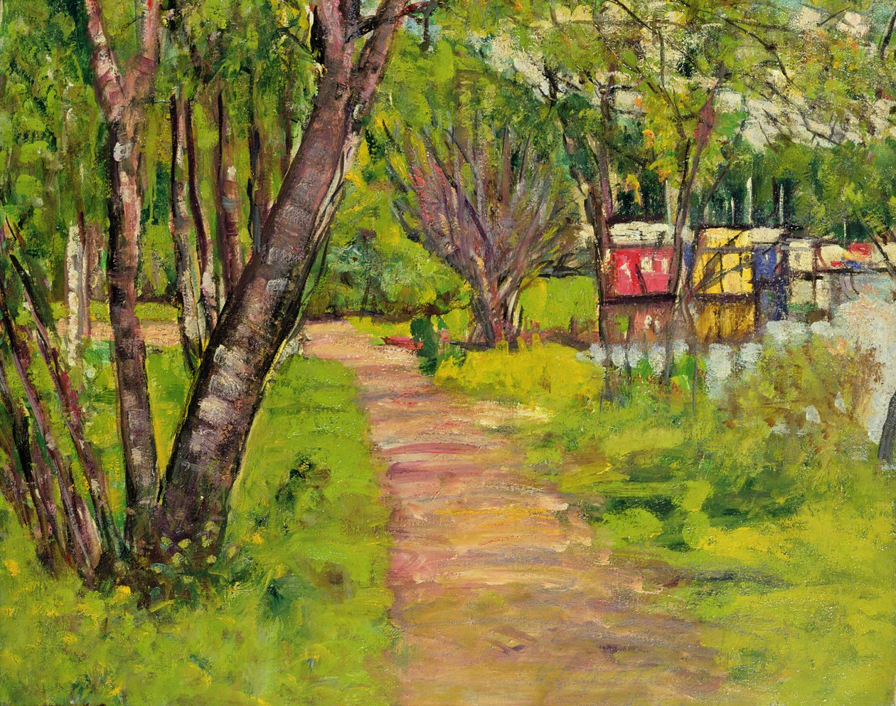 The Pathway, Loch Lomond av George Leslie Hunter