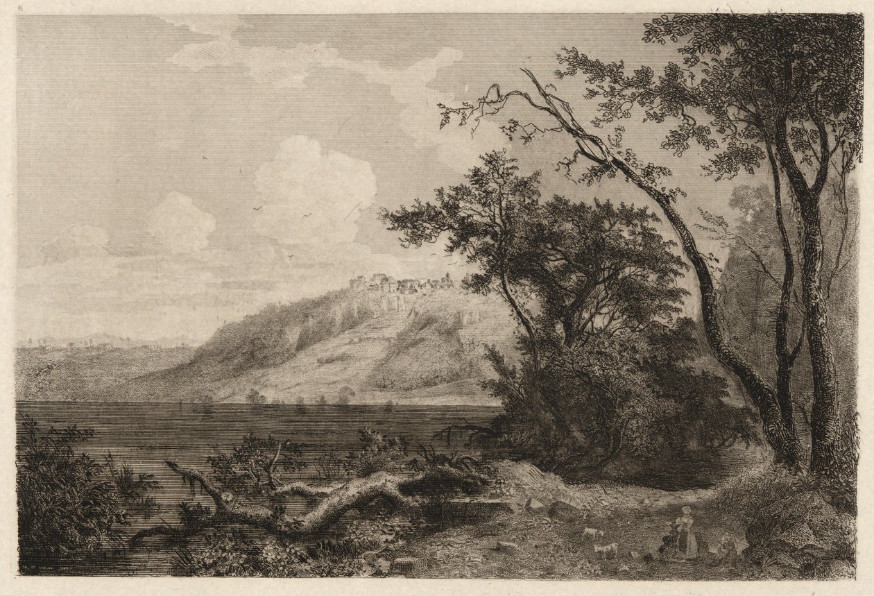Utsikt over Nemisjøen av George Loring Brown