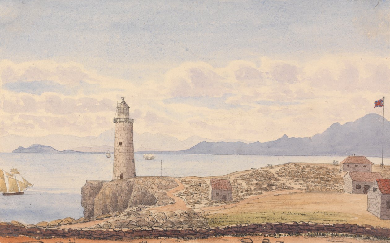 Europa fyrtårn, Ceuta, Spania av George Lothian Hall