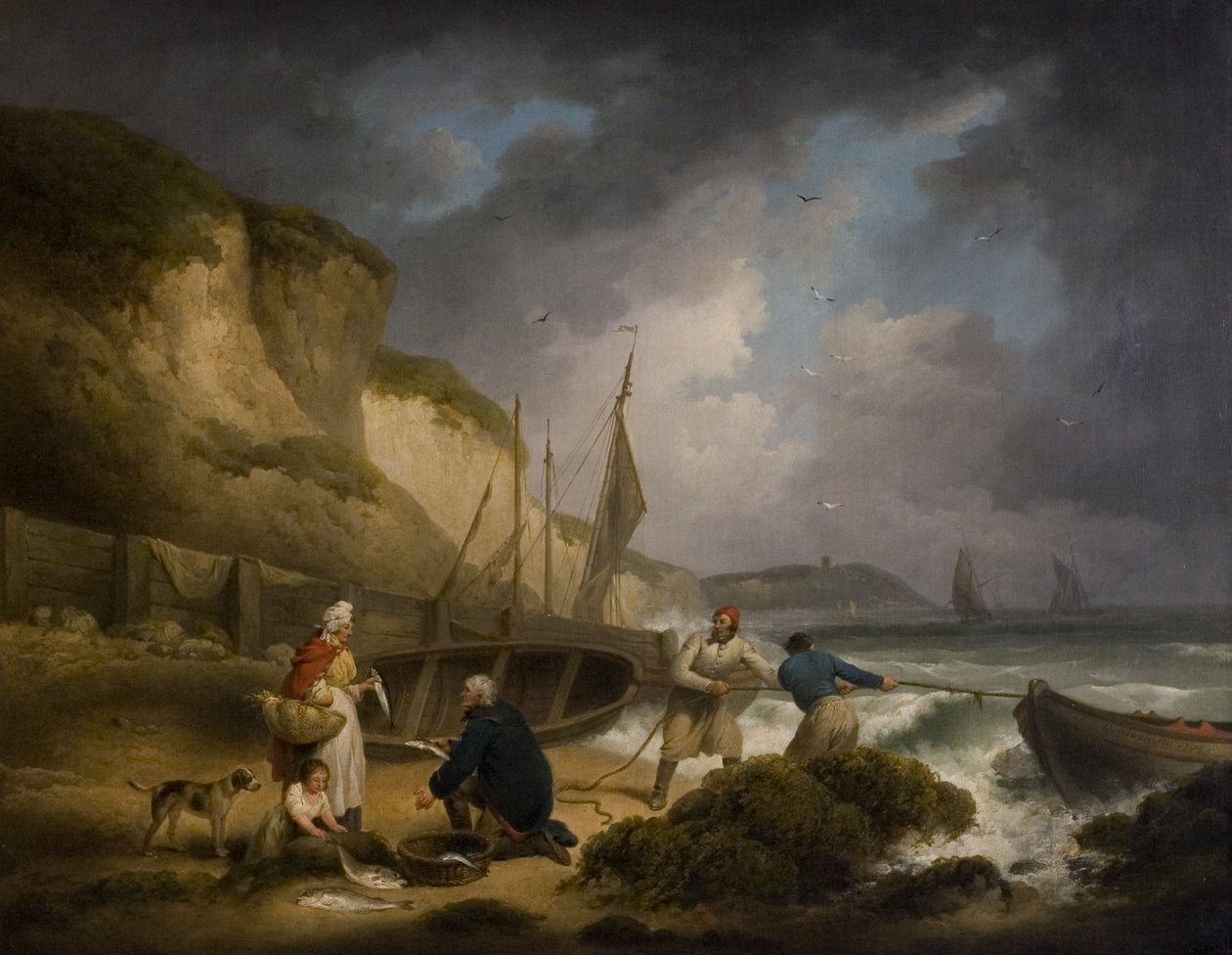 Selger fisk, ca. 1799 av George Morland