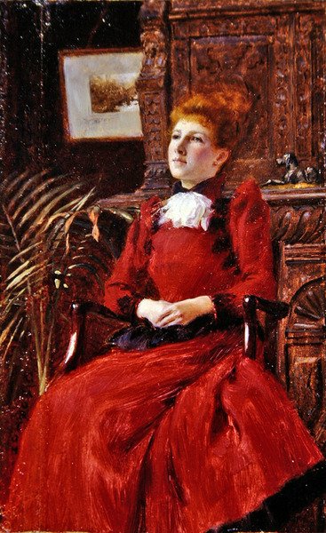 Miss Dignity (olje om bord) av George Morton