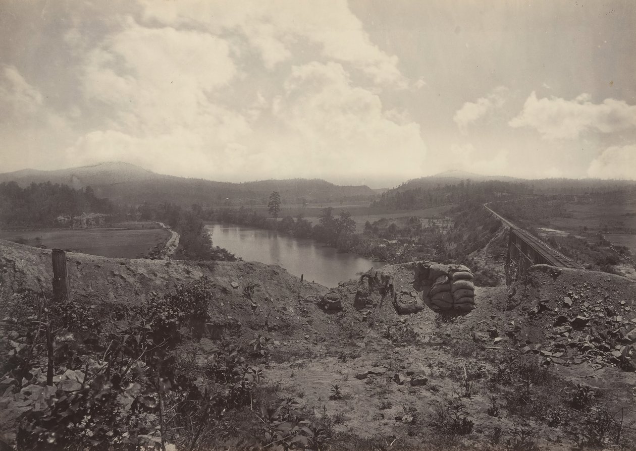 Allatoona fra Etawah, 1860-tallet. av George N. Barnard