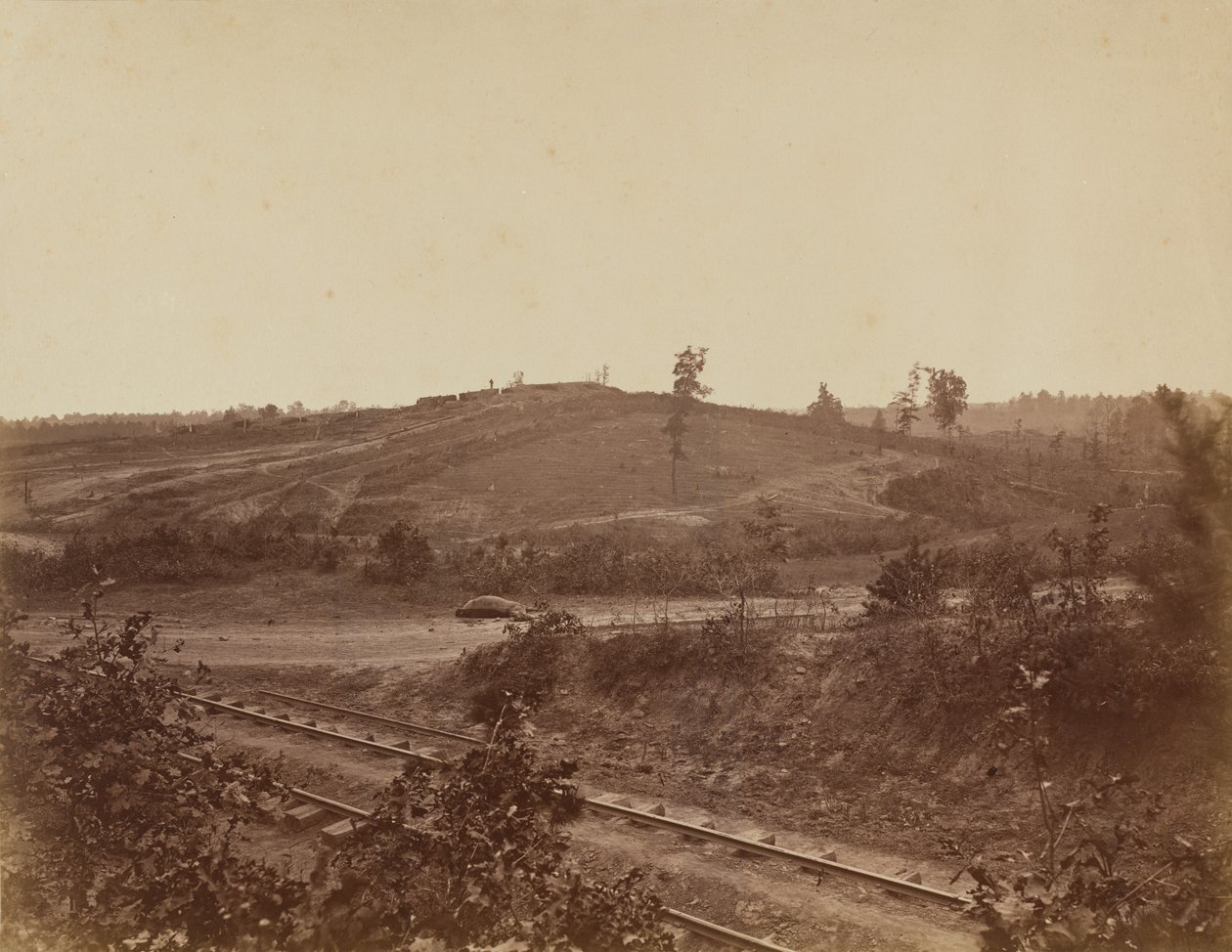 Slagmarken i Atlanta, 1864. av George N. Barnard