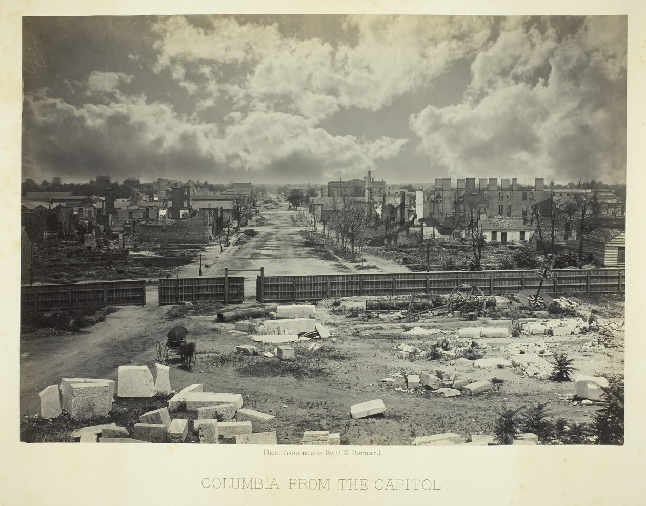 Columbia fra Capitol, 1866. av George N. Barnard