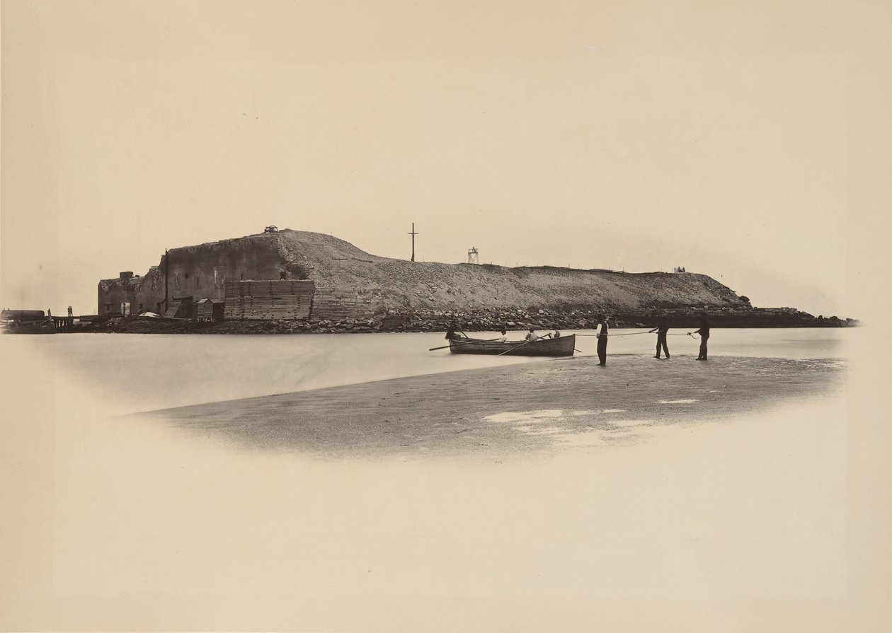 Fort Sumpter, 1860-tallet. av George N. Barnard