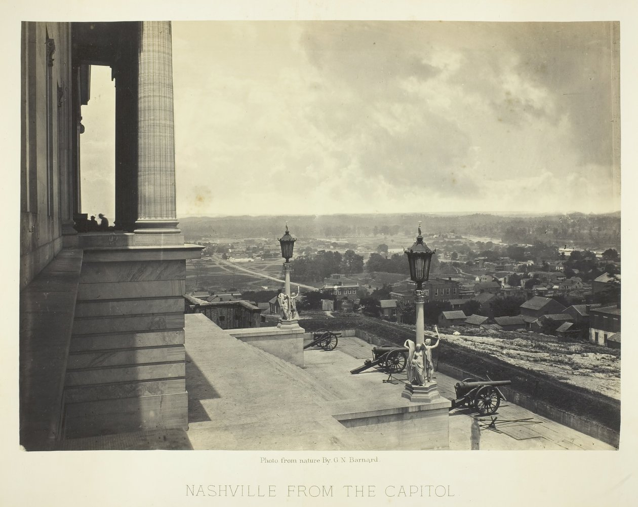 Nashville fra Capitol, 1864. av George N. Barnard