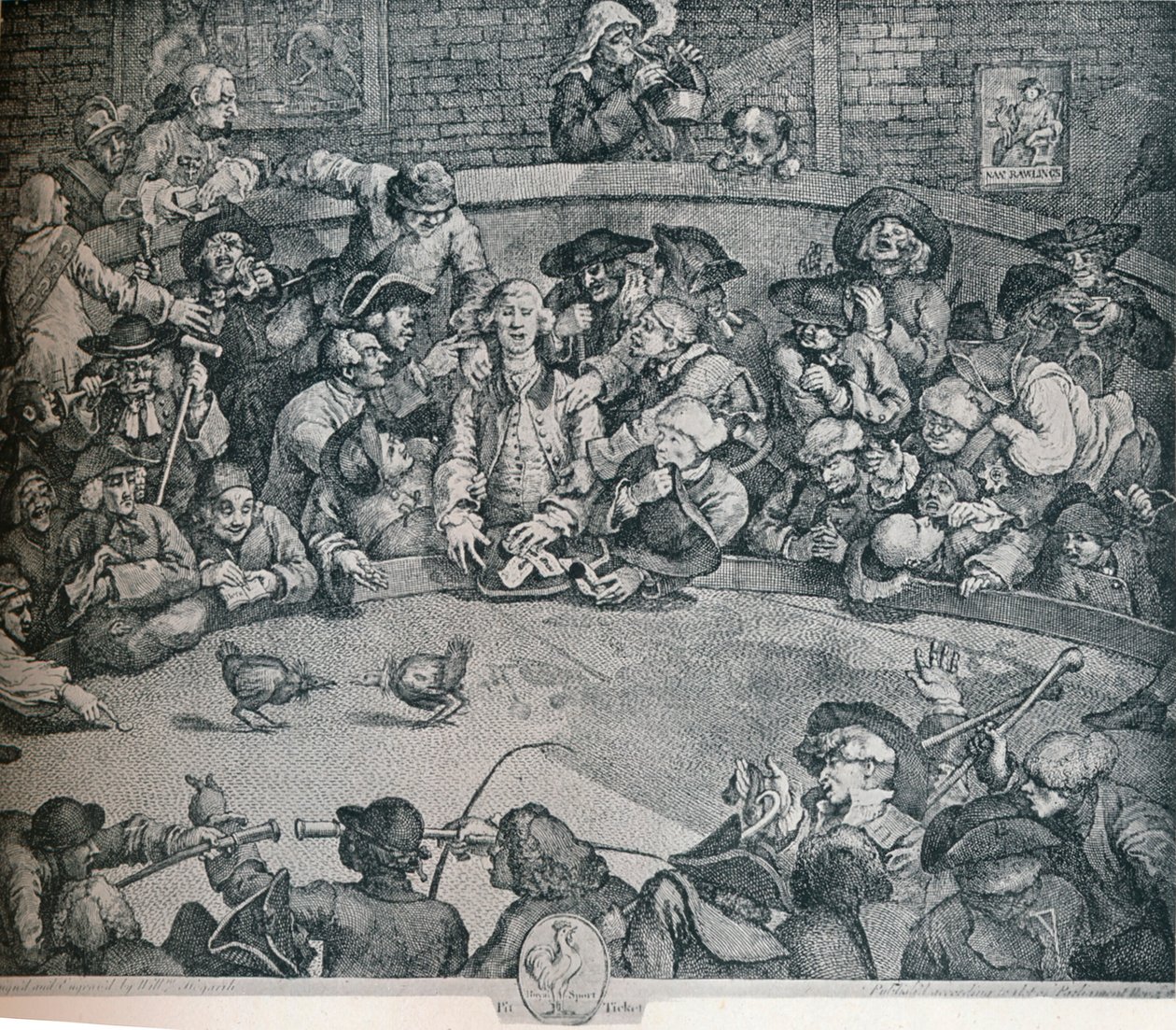 The Cock Pit, c1840, 1917 av George Presbury
