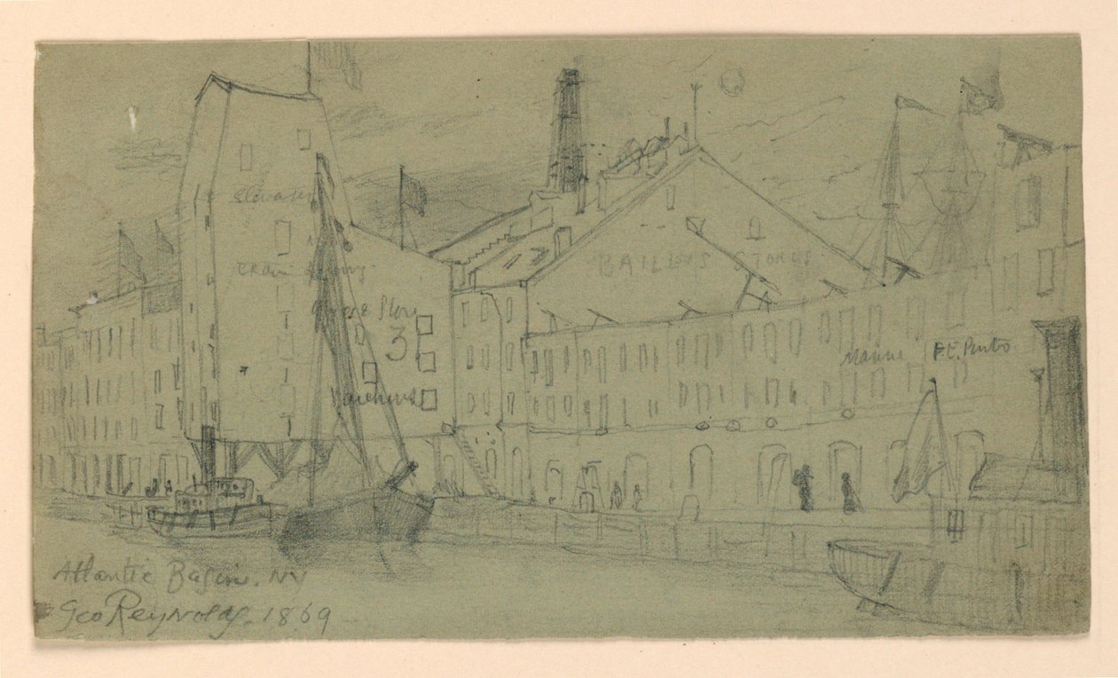 Atlantic Basin, New York av George Reynolds