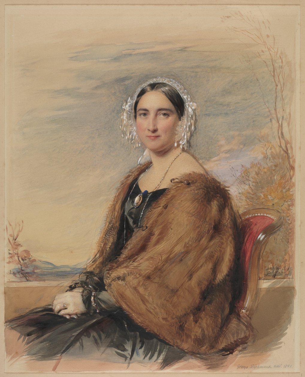 Portrett av en kvinne av George Richmond