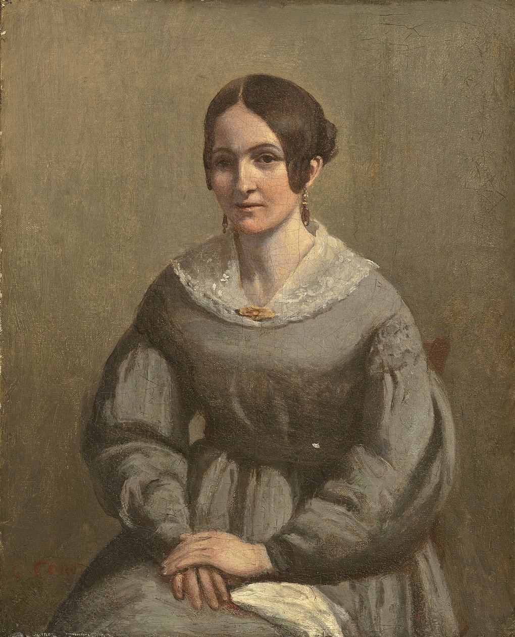 Portrett av en ung kvinne, av George Richmond