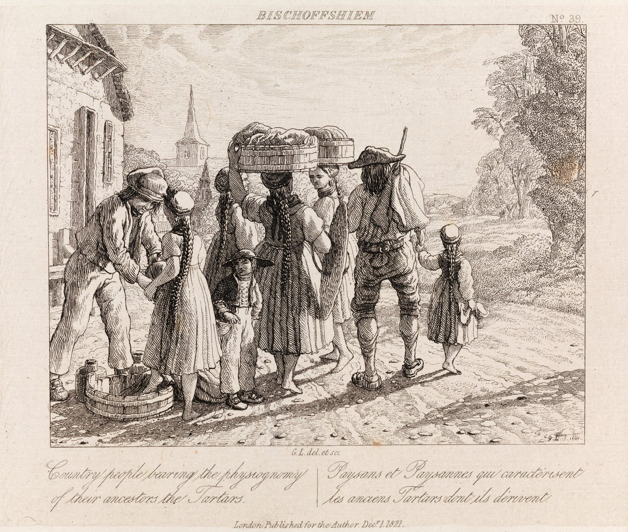 Bischoffshiem, ca. 1821 (radering) av George Robert Lewis