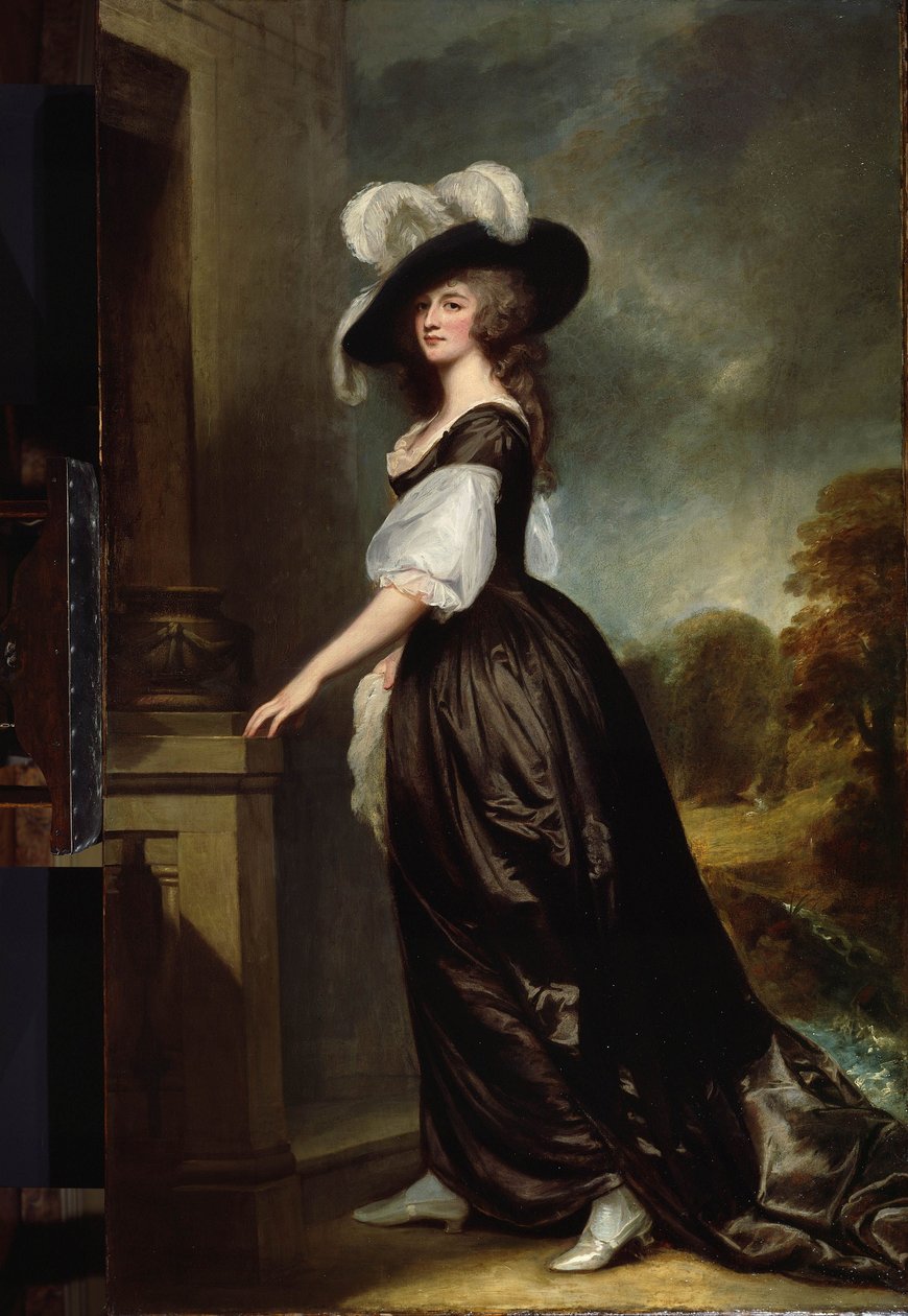 Charlotte, Lady Milnes av George Romney