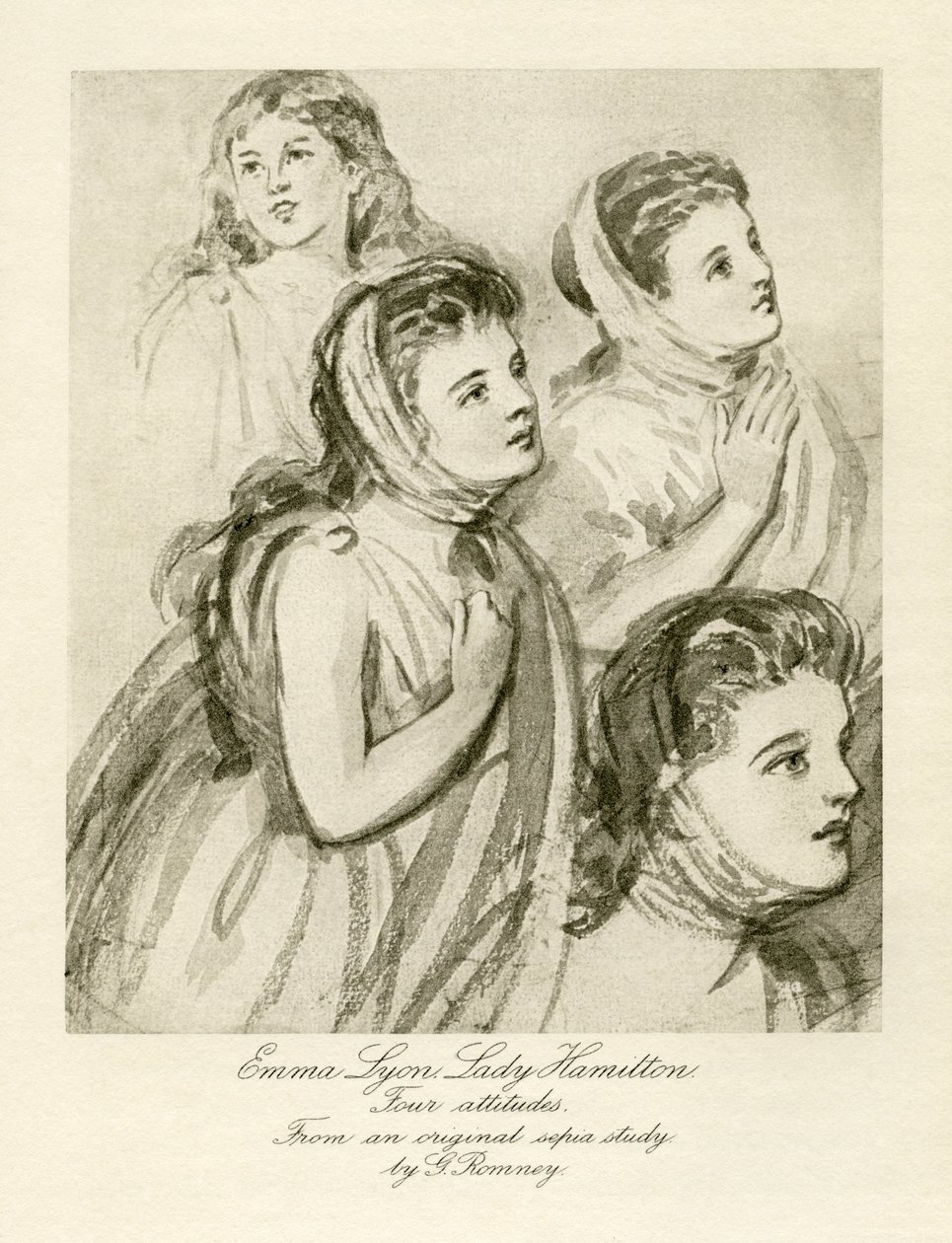 Emma Lady Hamilton av George Romney