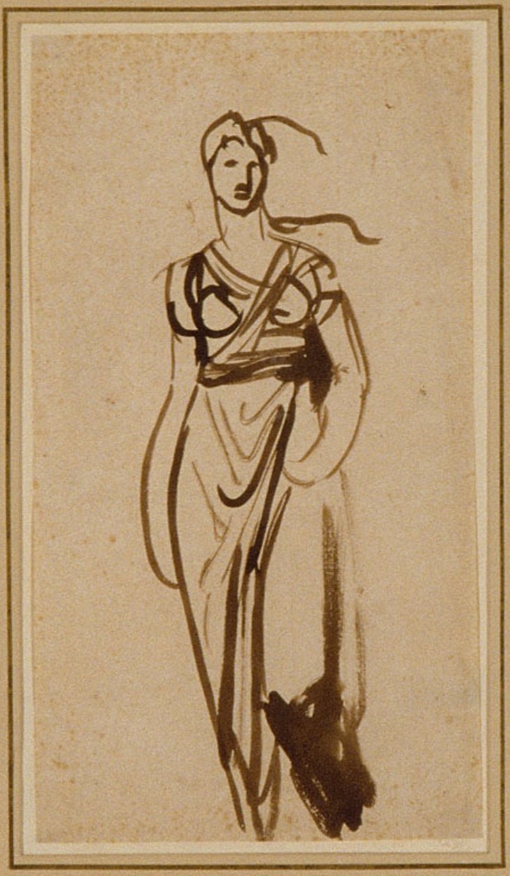Figur av en kvinne av George Romney
