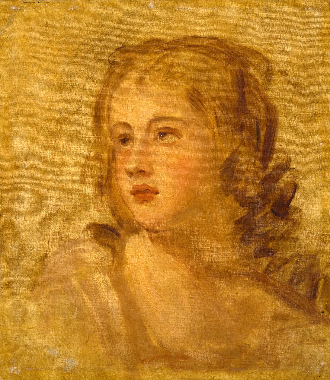 Hode for en kvinne, ca. 1782-86 av George Romney