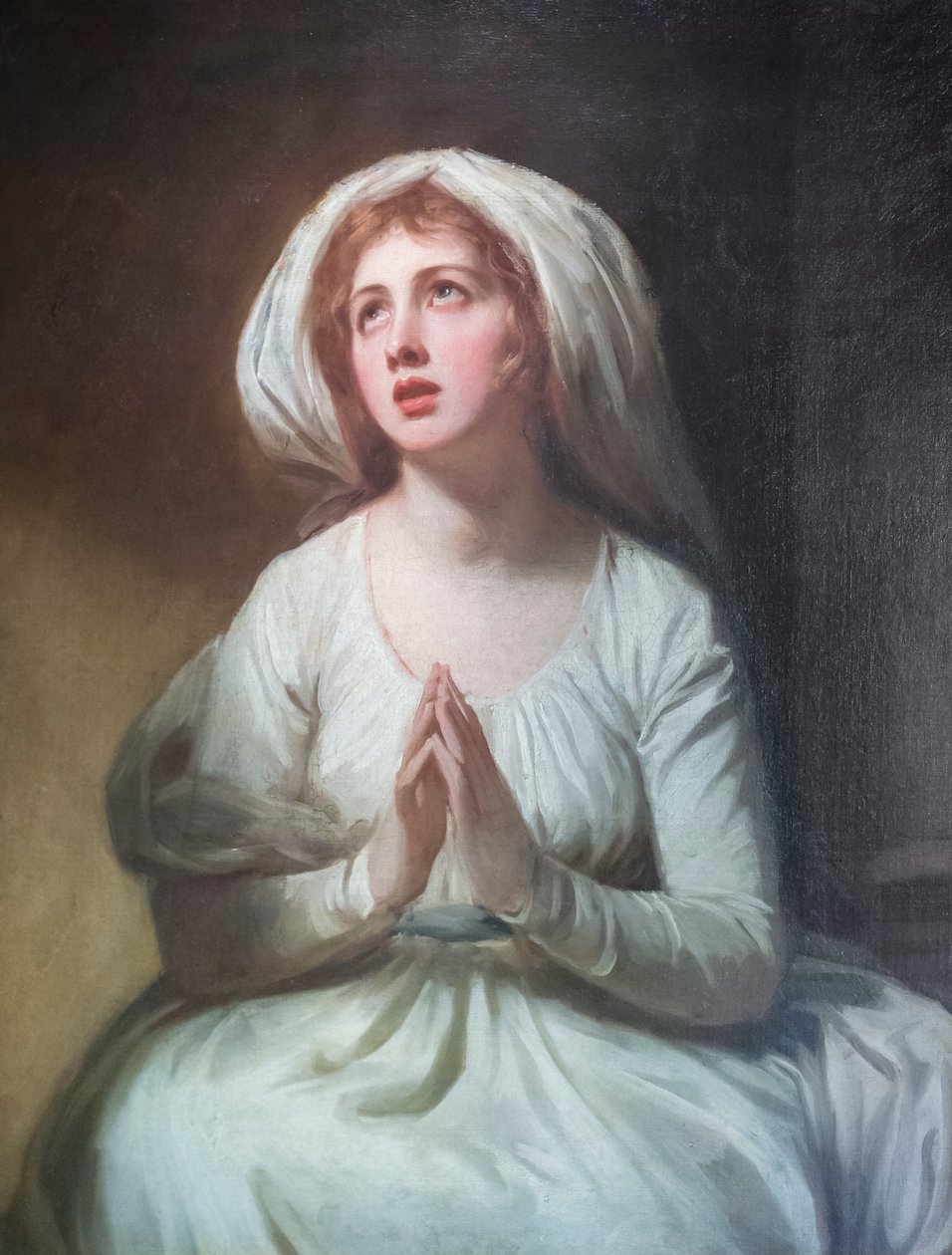 Lady Hamilton i bønn av George Romney