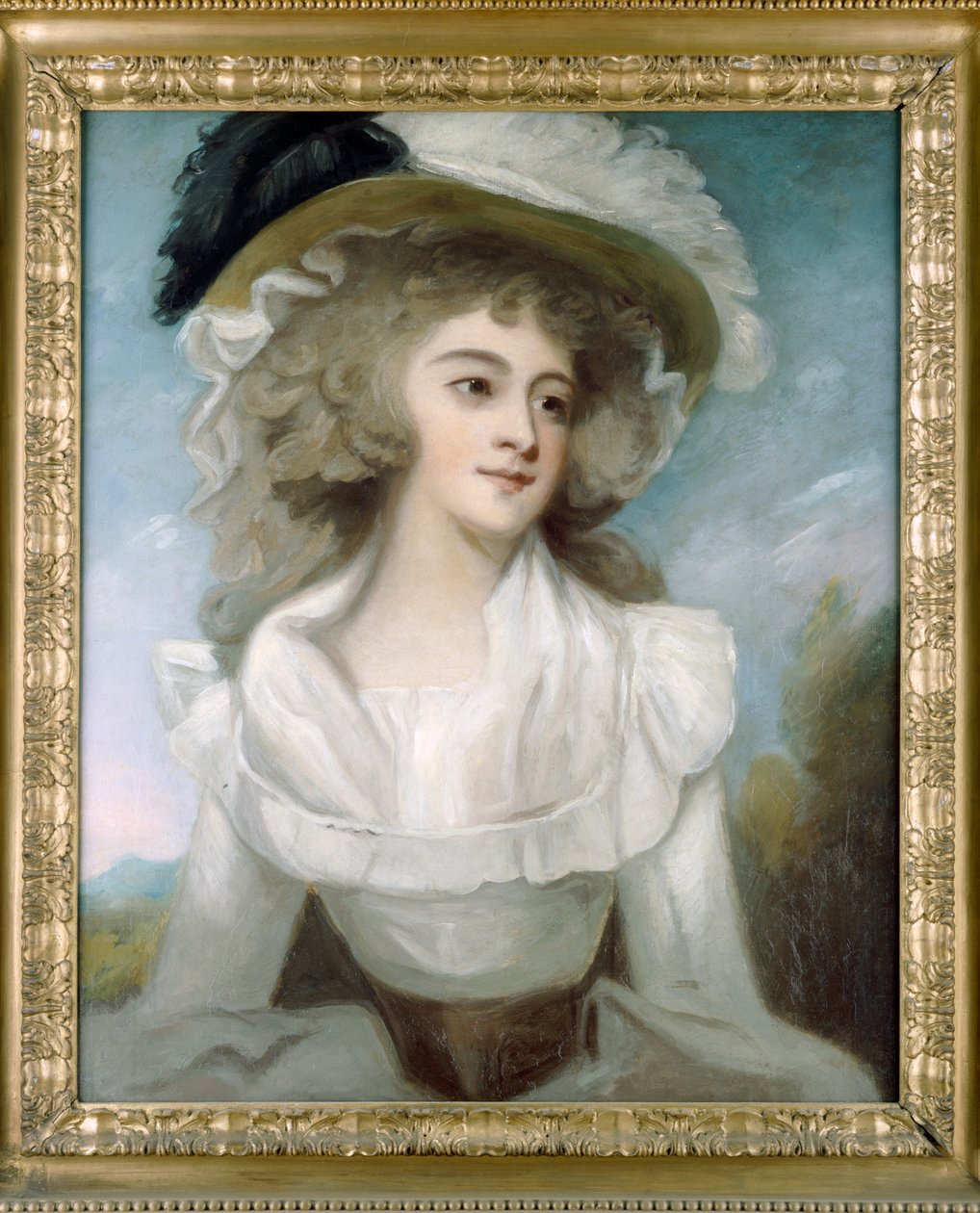 Mrs Tickell (olje på lerret) av George Romney