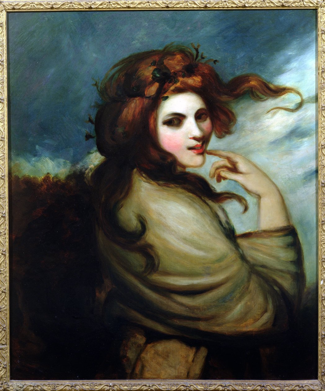 Portrett av Emma Hamilton (ca. 1765-1815) av George Romney