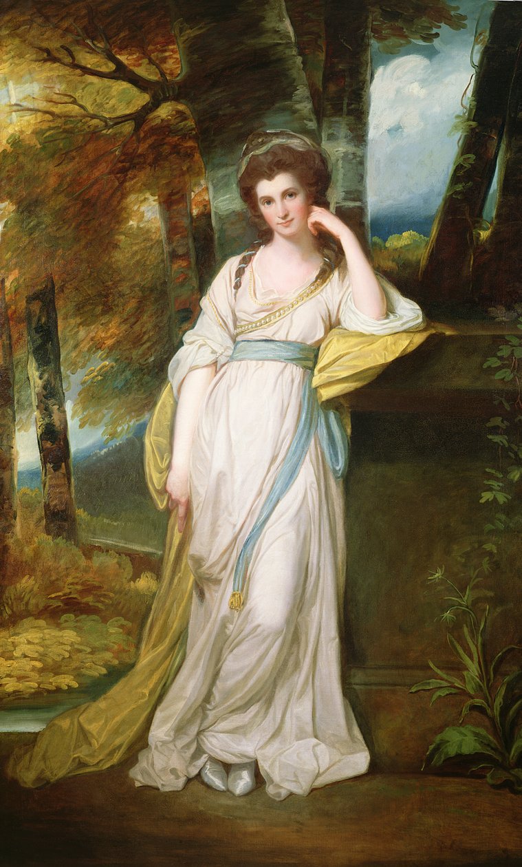 Portrett av fru Henry Maxwell av George Romney
