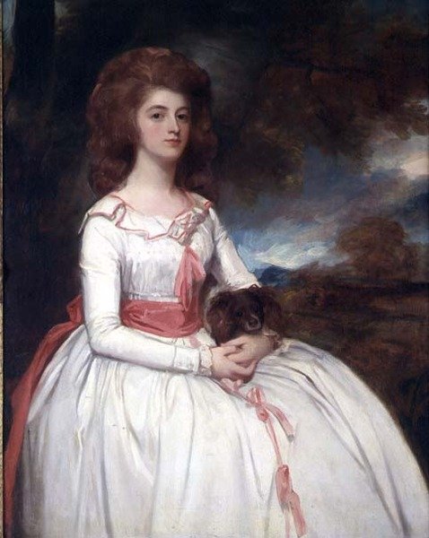 Portrett av fru Moody av George Romney