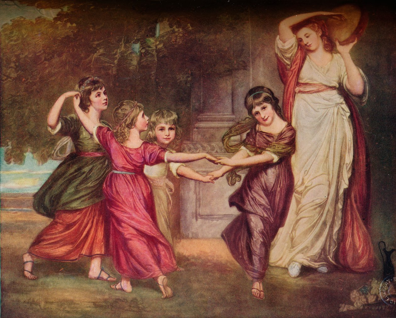 The Stafford Children, c1776. 1914 av George Romney