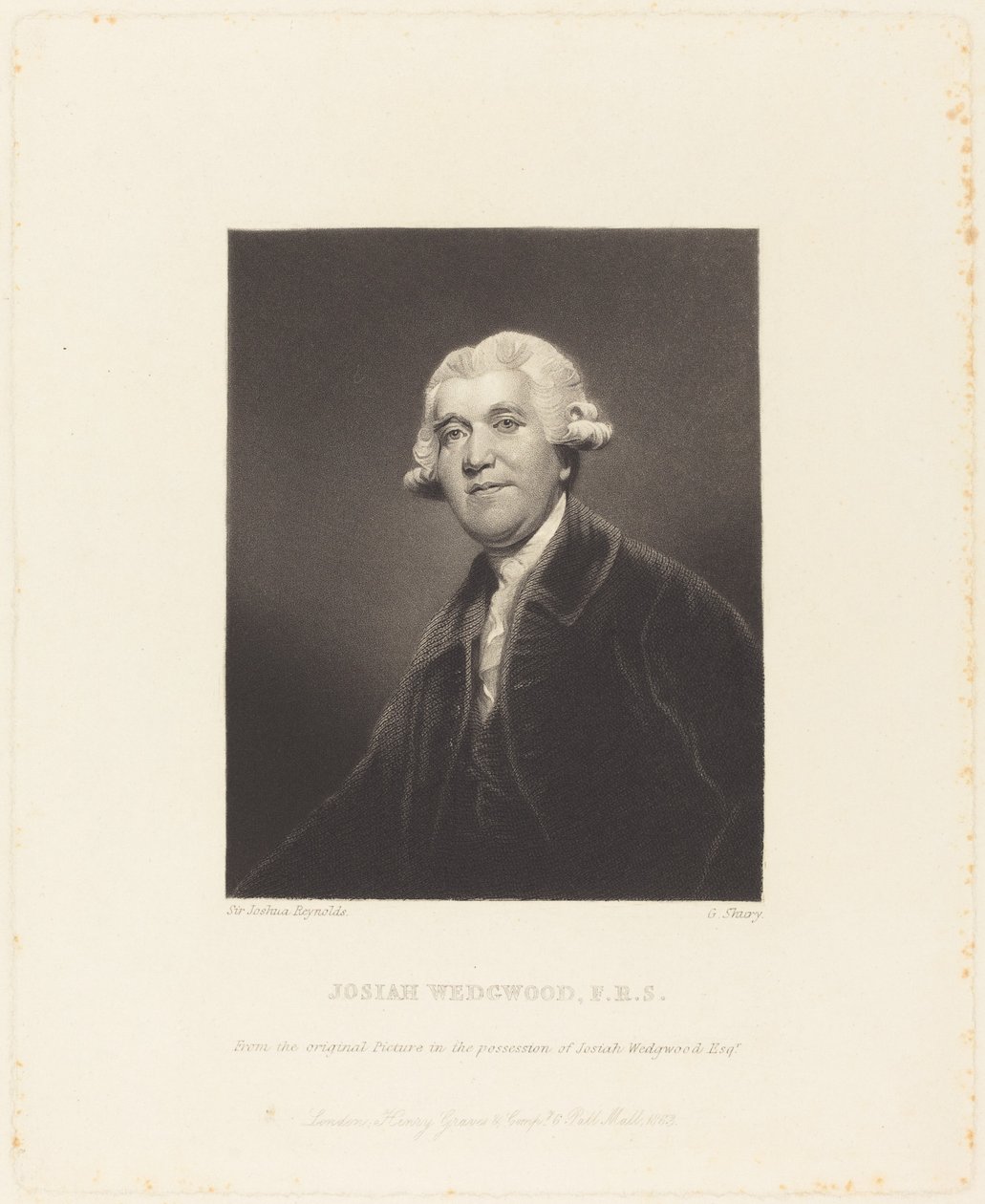 Josiah Wedgwood av George Salisbury Shury after Sir Joshua Reynolds
