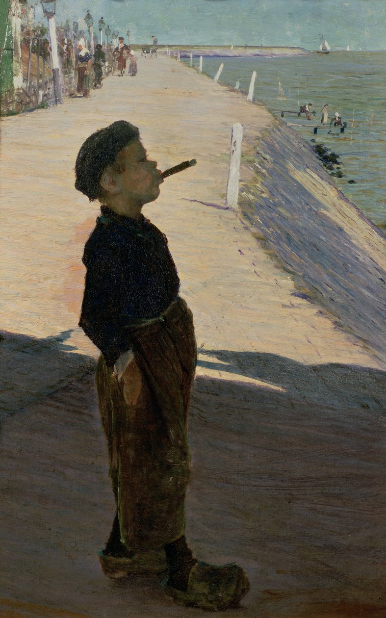 Nyter livet, Volendam, Zuider Zee av George Sherwood Hunter