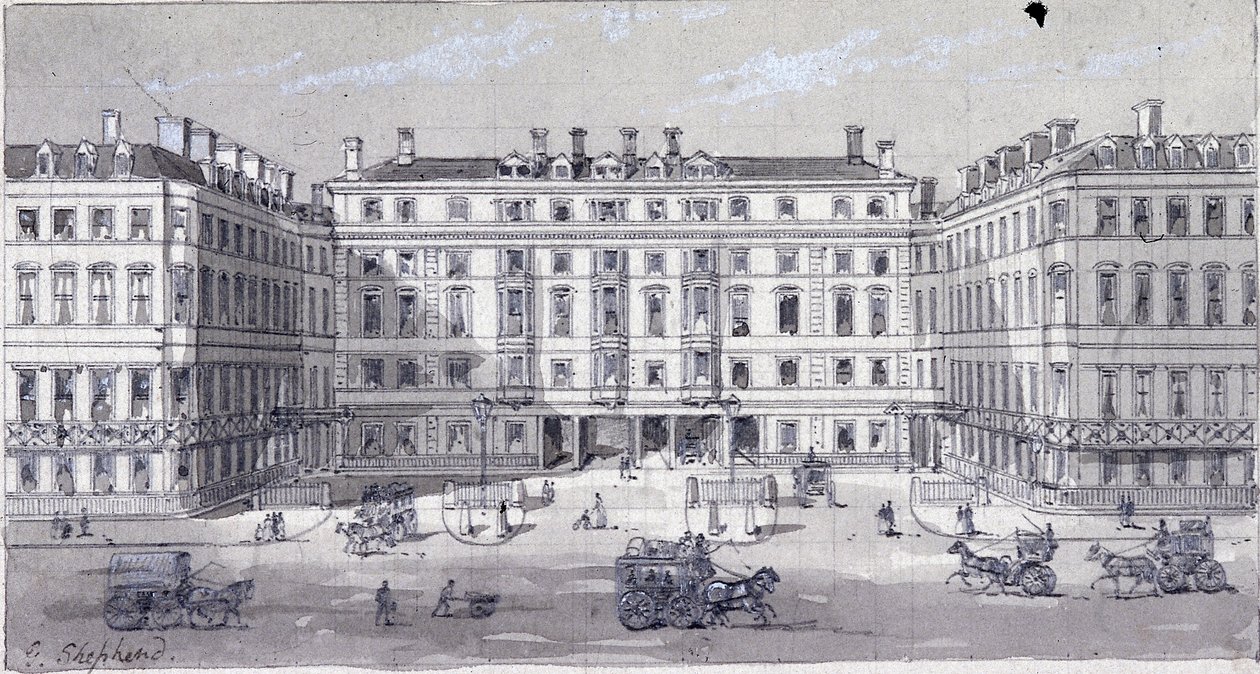 Euston Square Station, London, c1838. av George Sidney Shepherd