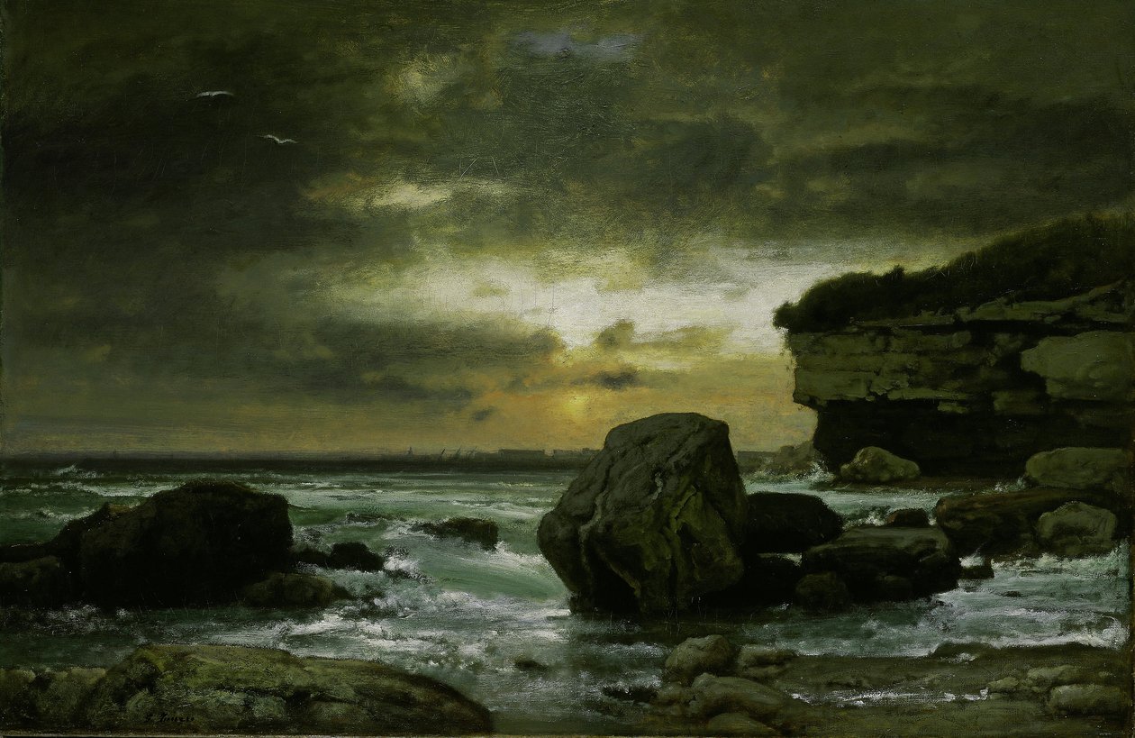 En marinesoldat, ca. 1874-75 av George Snr. Inness
