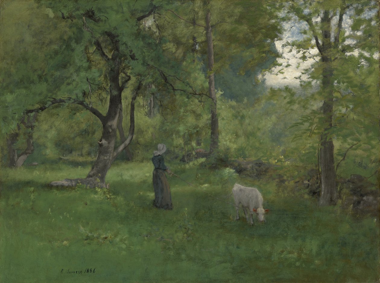 Grønt landskap, 1886 av George Snr. Inness