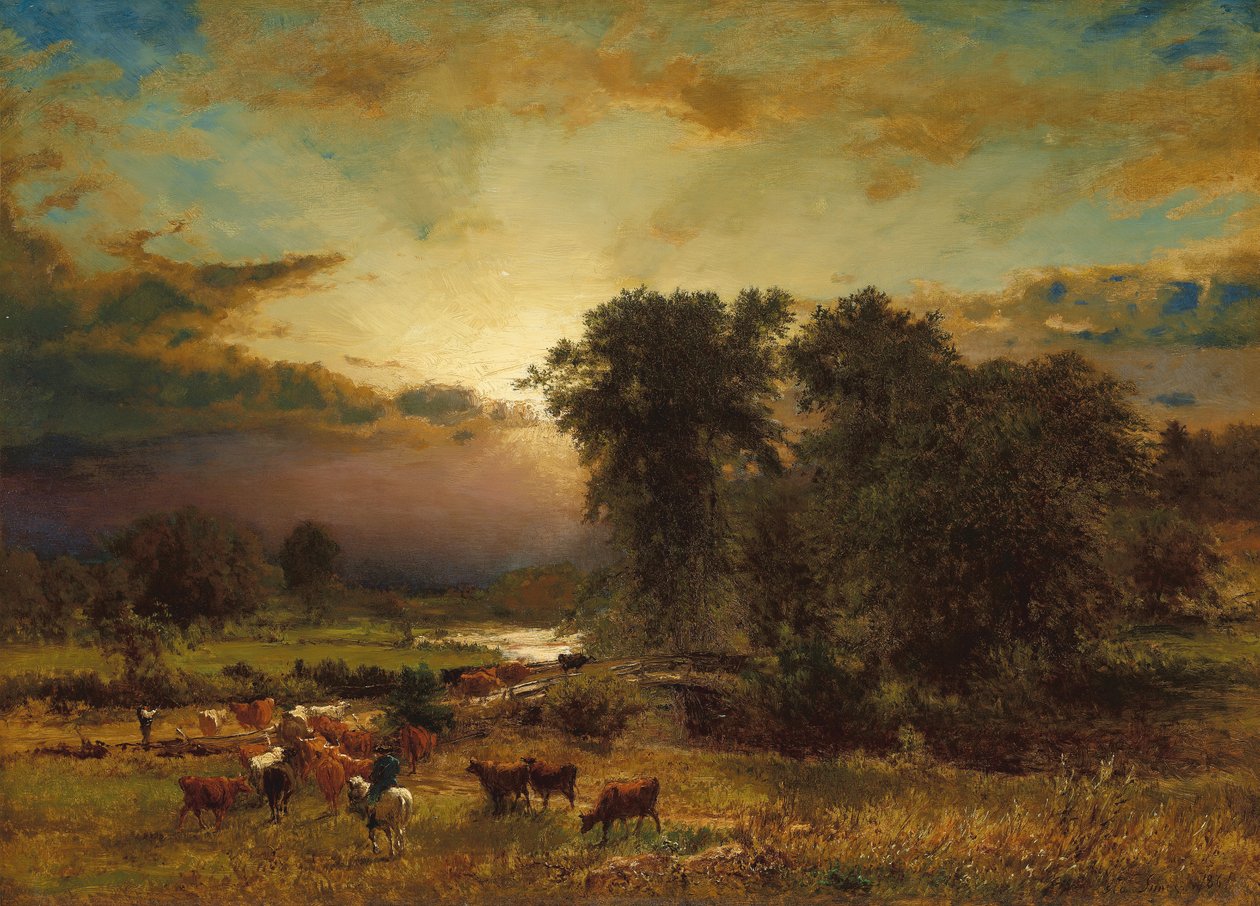 Lys triumferende av George Snr. Inness