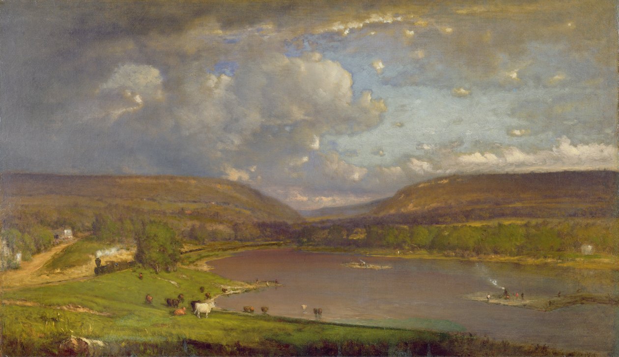 Ved Delaware-elven, 1861-63 av George Snr. Inness