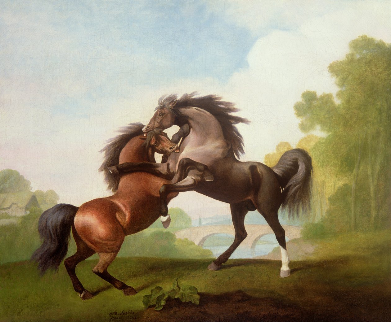 Hester som slåss av George Stubbs