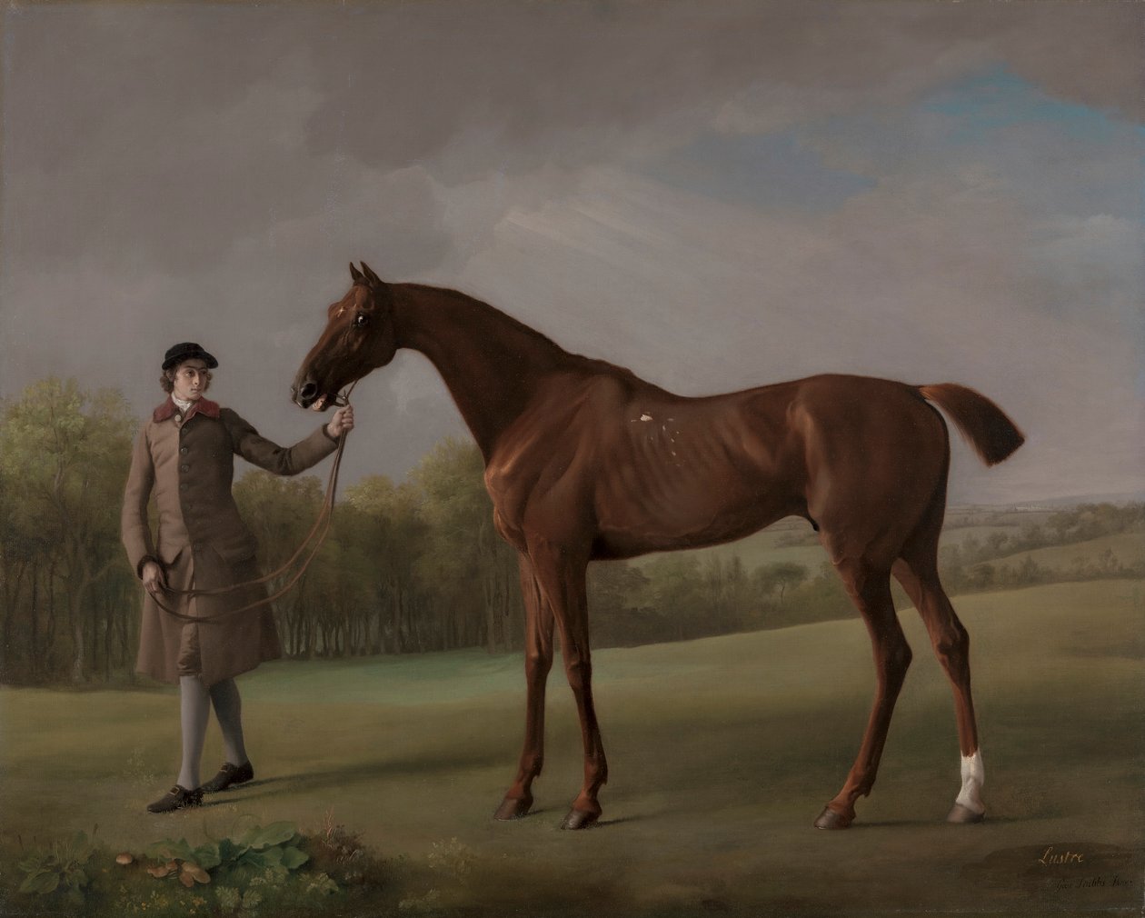 Lustre, holdt av en brudgom av George Stubbs