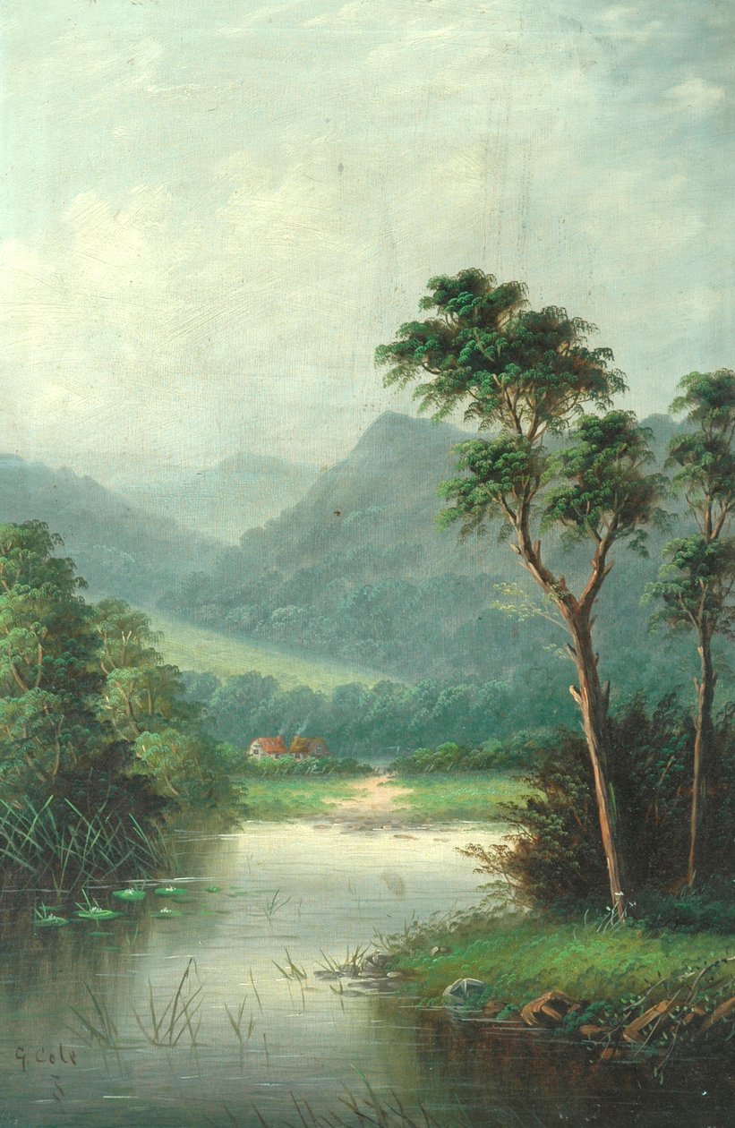 Landskap, 1801 av George Vicat Cole