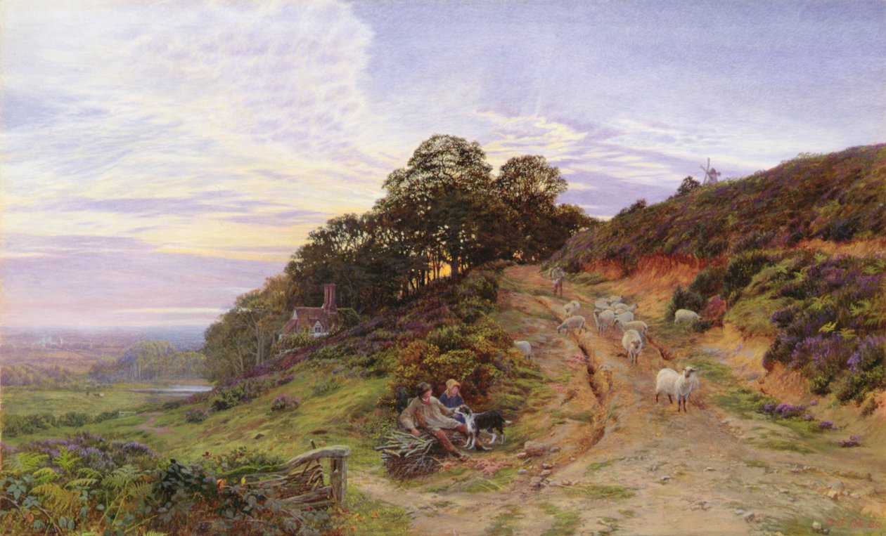Pitch Hill nær Ewhurst av George Vicat Cole