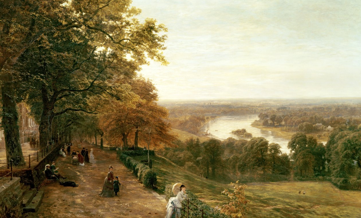 Richmond Hill, London, 1875 av George Vicat Cole