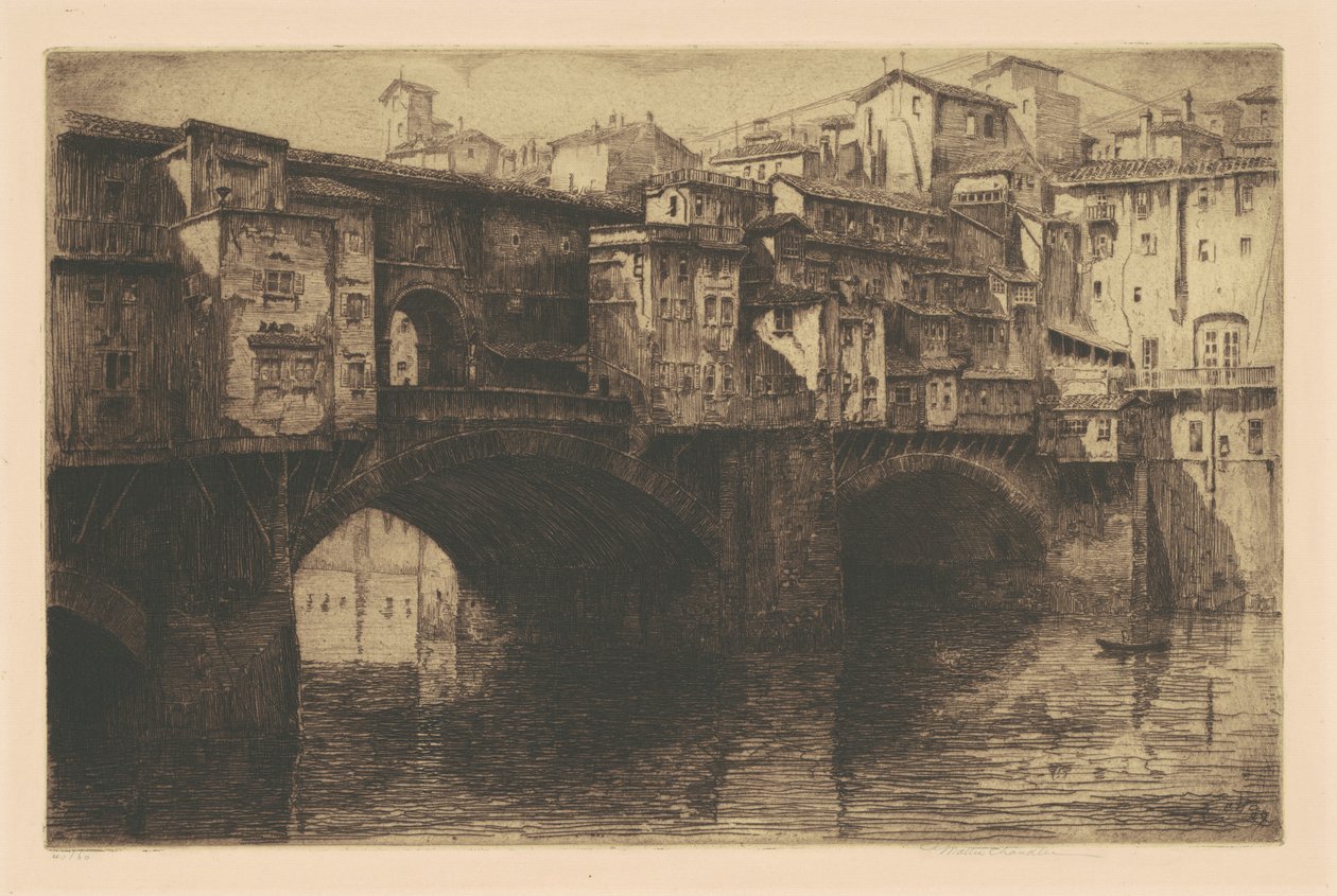 Ponte Vecchio, Firenze av George Walter Chandler