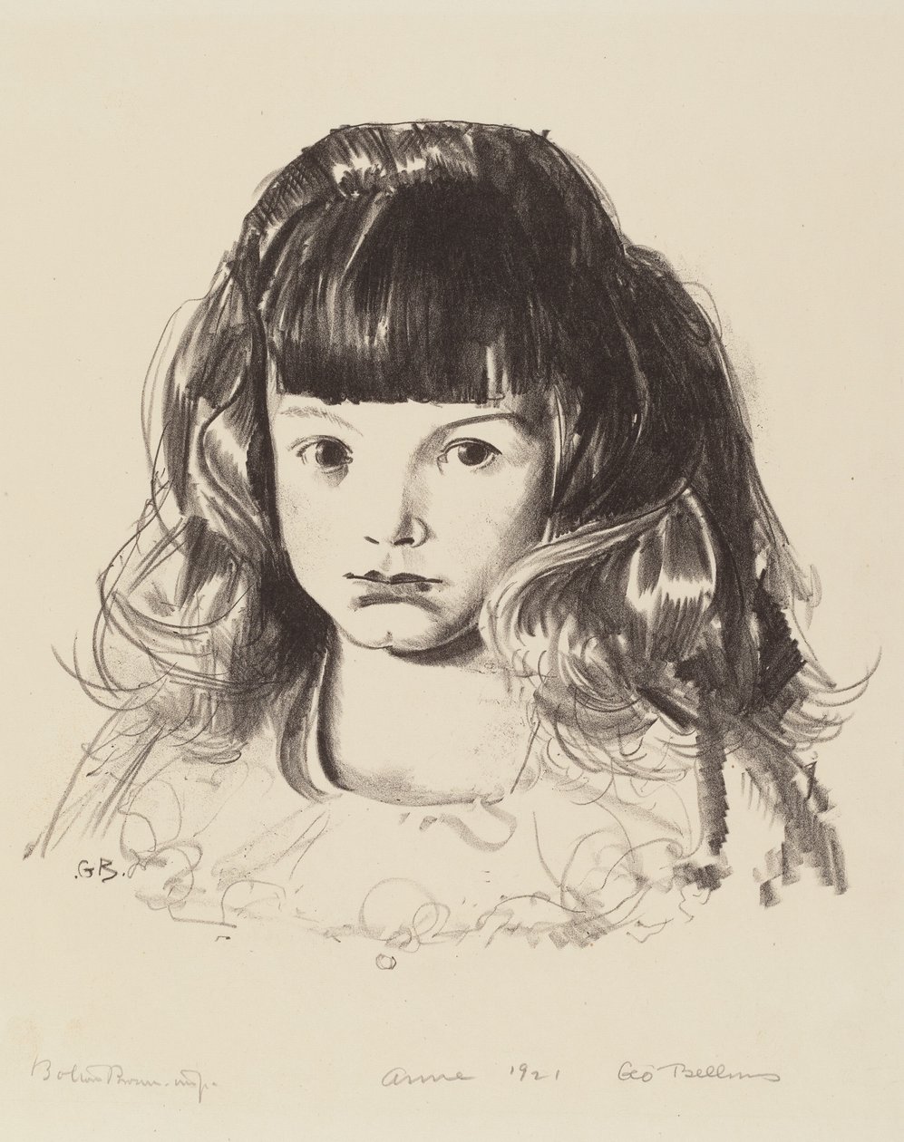 Anne 1921, 1923. av George Wesley Bellows