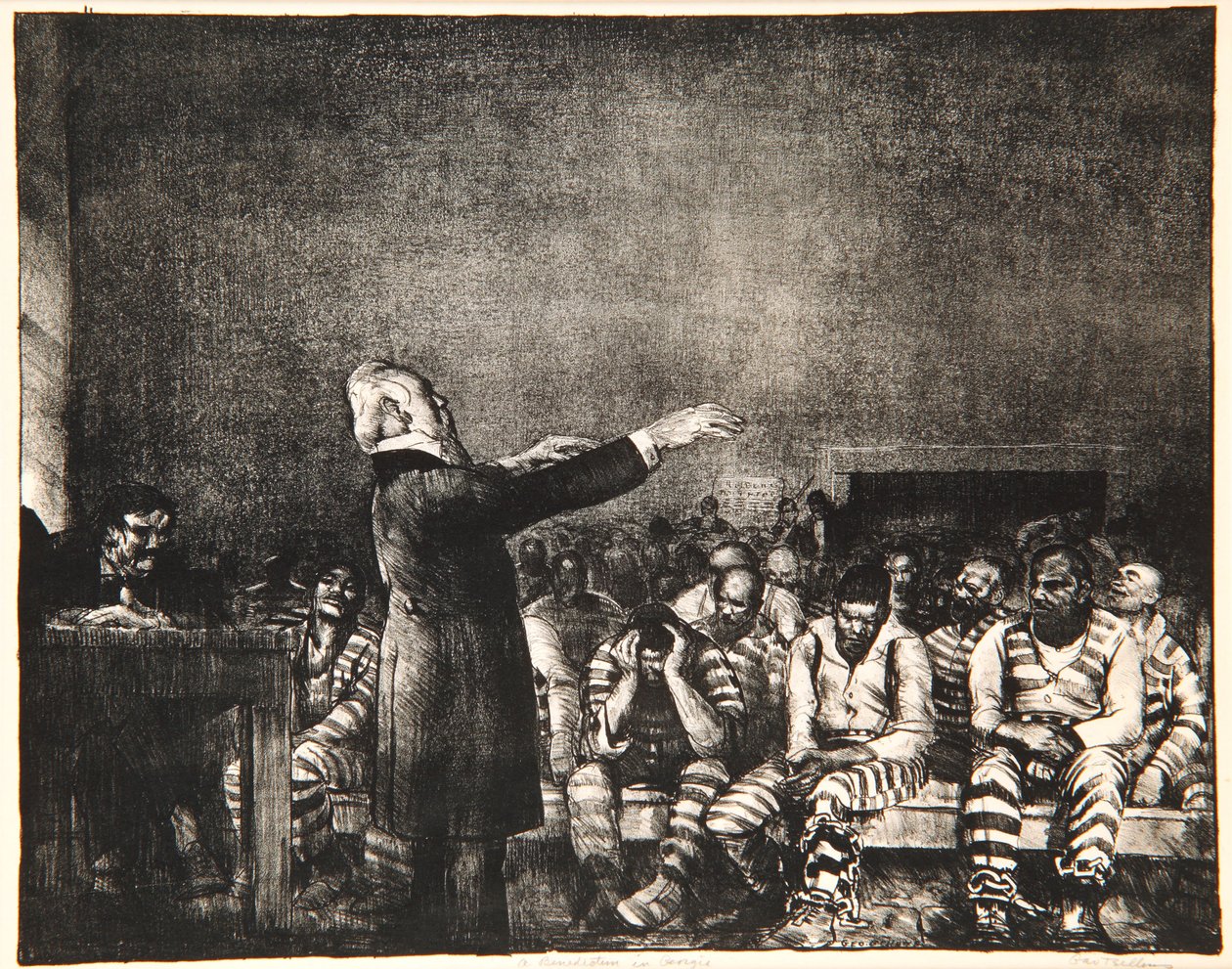 Velsignelse i Georgia, 1916 av George Wesley Bellows
