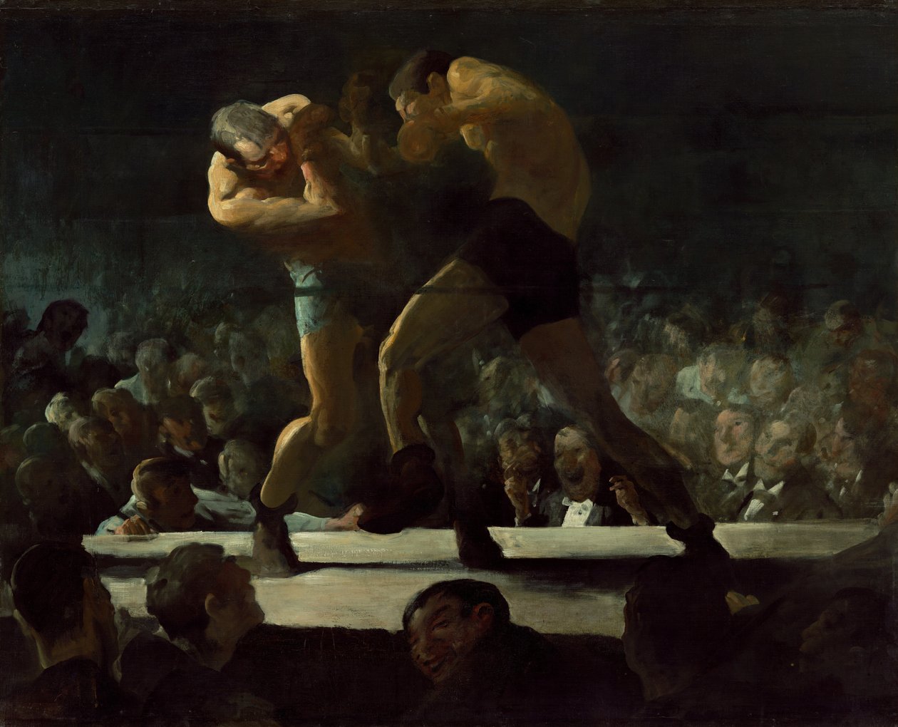 Klubbkveld, 1907. av George Wesley Bellows