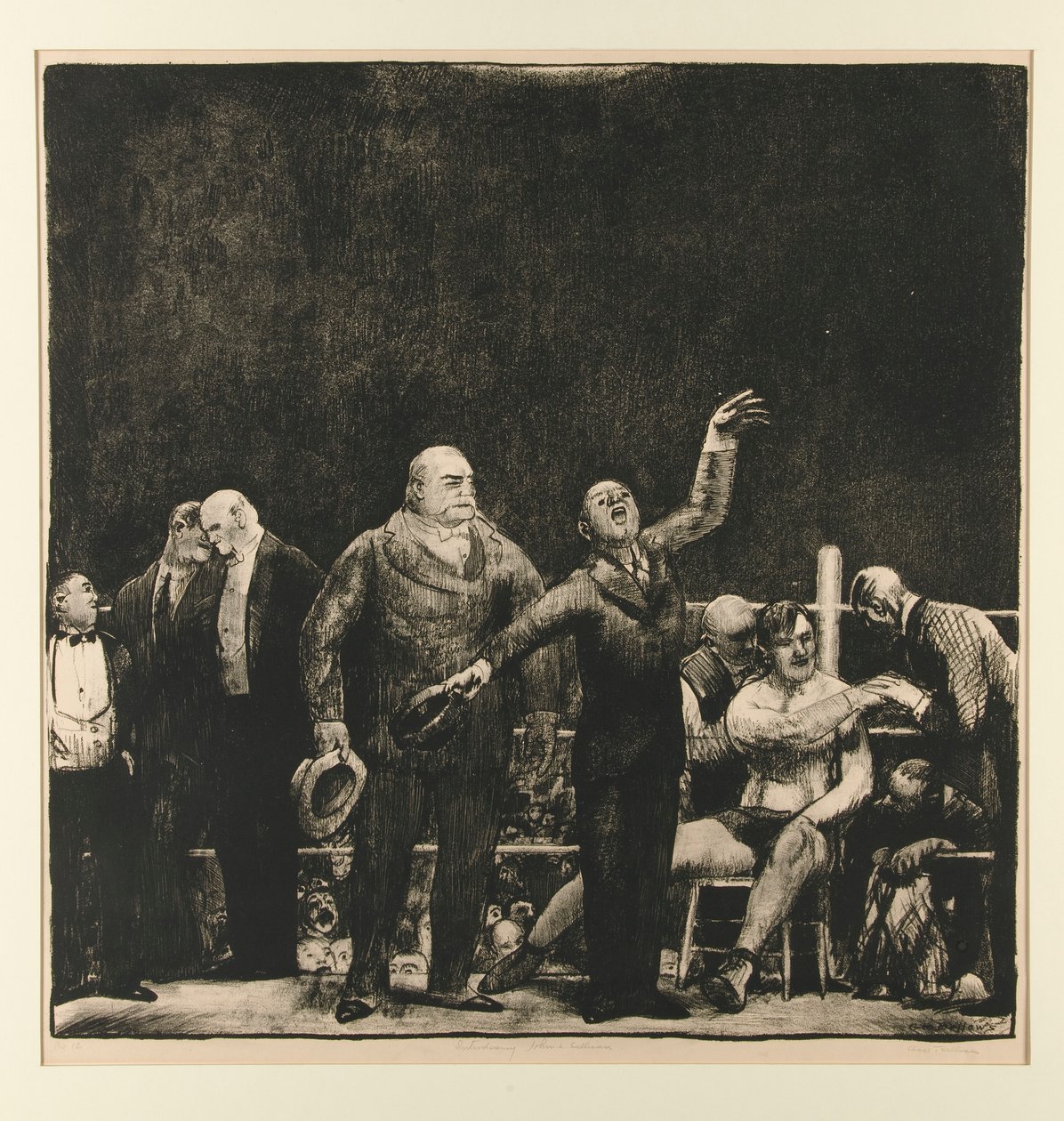 Vi presenterer John L. Sullivan av George Wesley Bellows