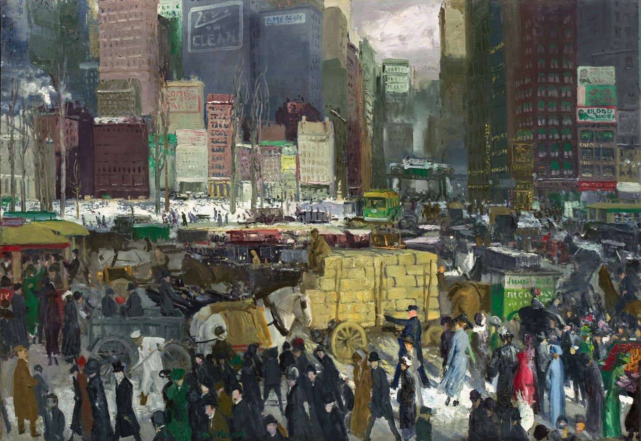 New York, 1911. av George Wesley Bellows