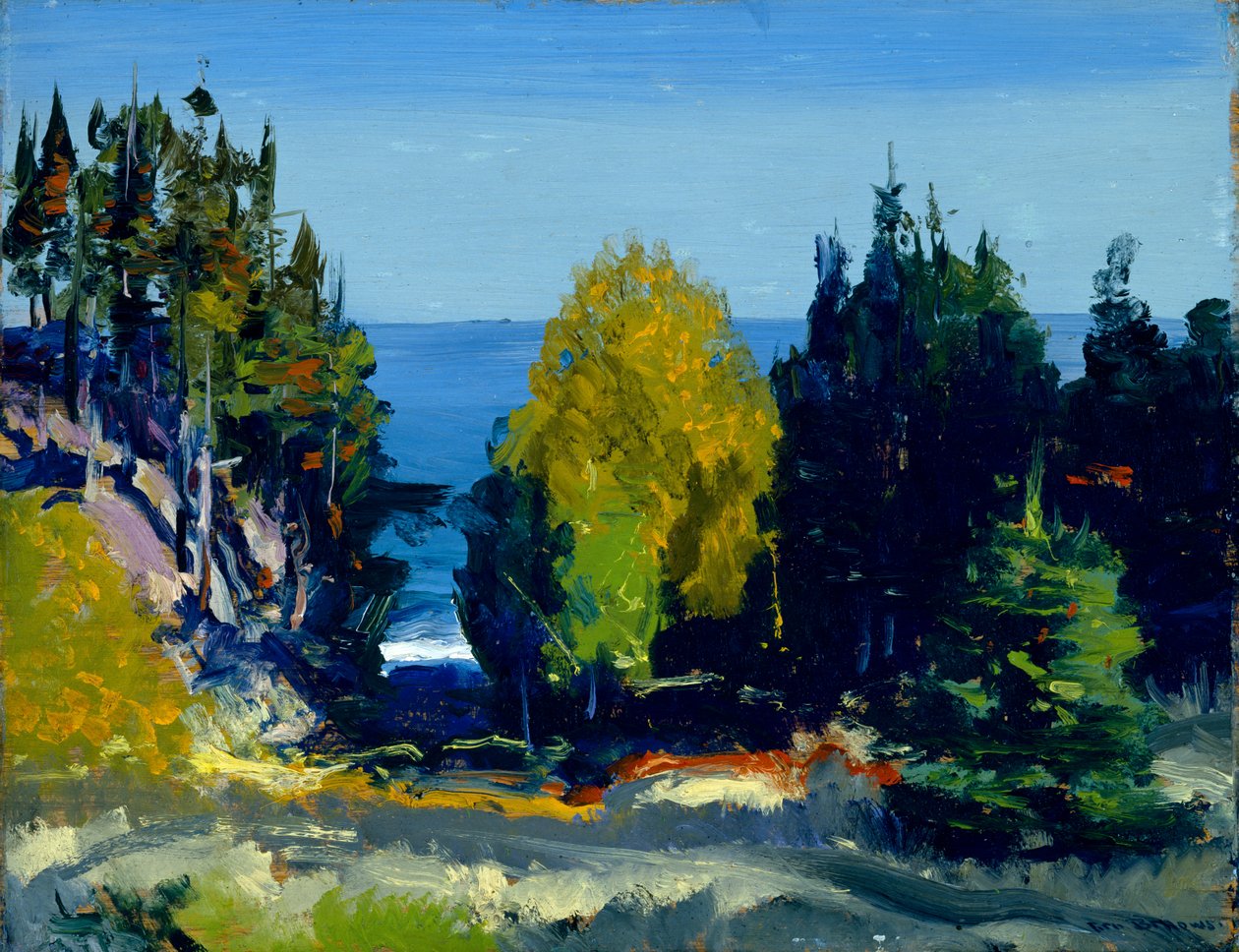 The Grove - Monhegan, 1911 av George Wesley Bellows