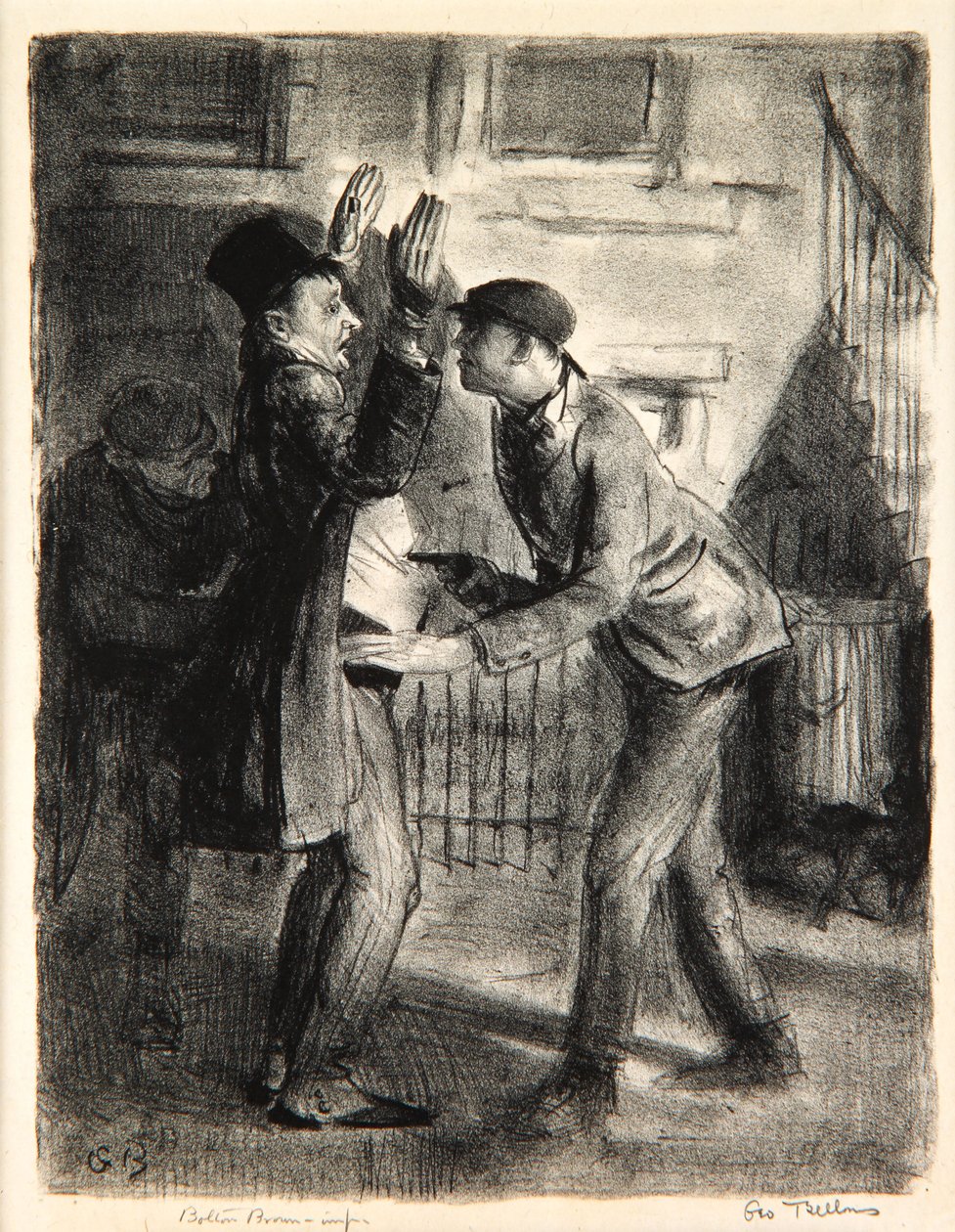 The Hold-Up, 1921 av George Wesley Bellows
