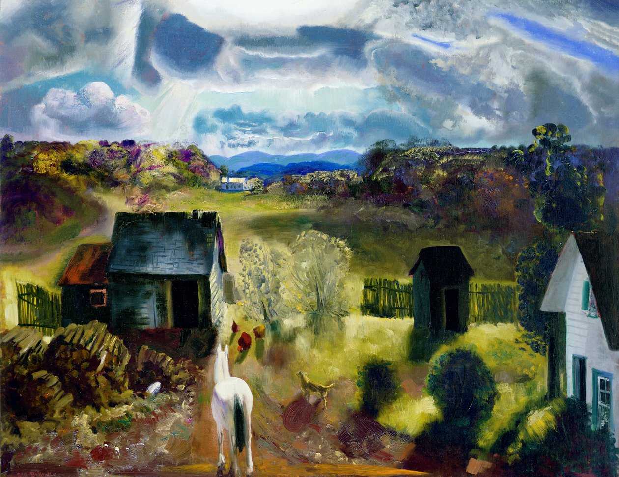 Den hvite hesten av George Wesley Bellows
