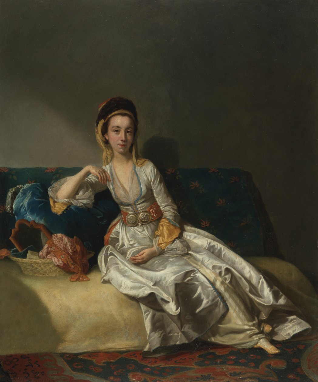 Nancy Parsons i tyrkisk kjole av George Willison