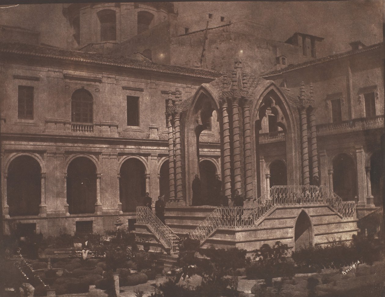 Benediktinerklosteret, Catania, 1846. av George Wilson Bridges