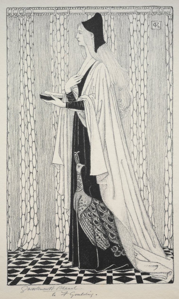 Kostymestudie av George Woolliscroft Rhead