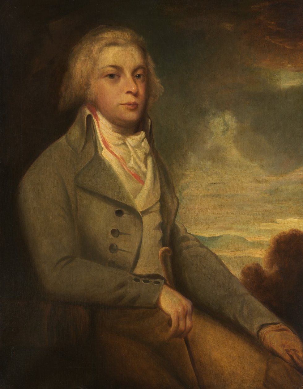Portrett av en gentleman av George after Romney
